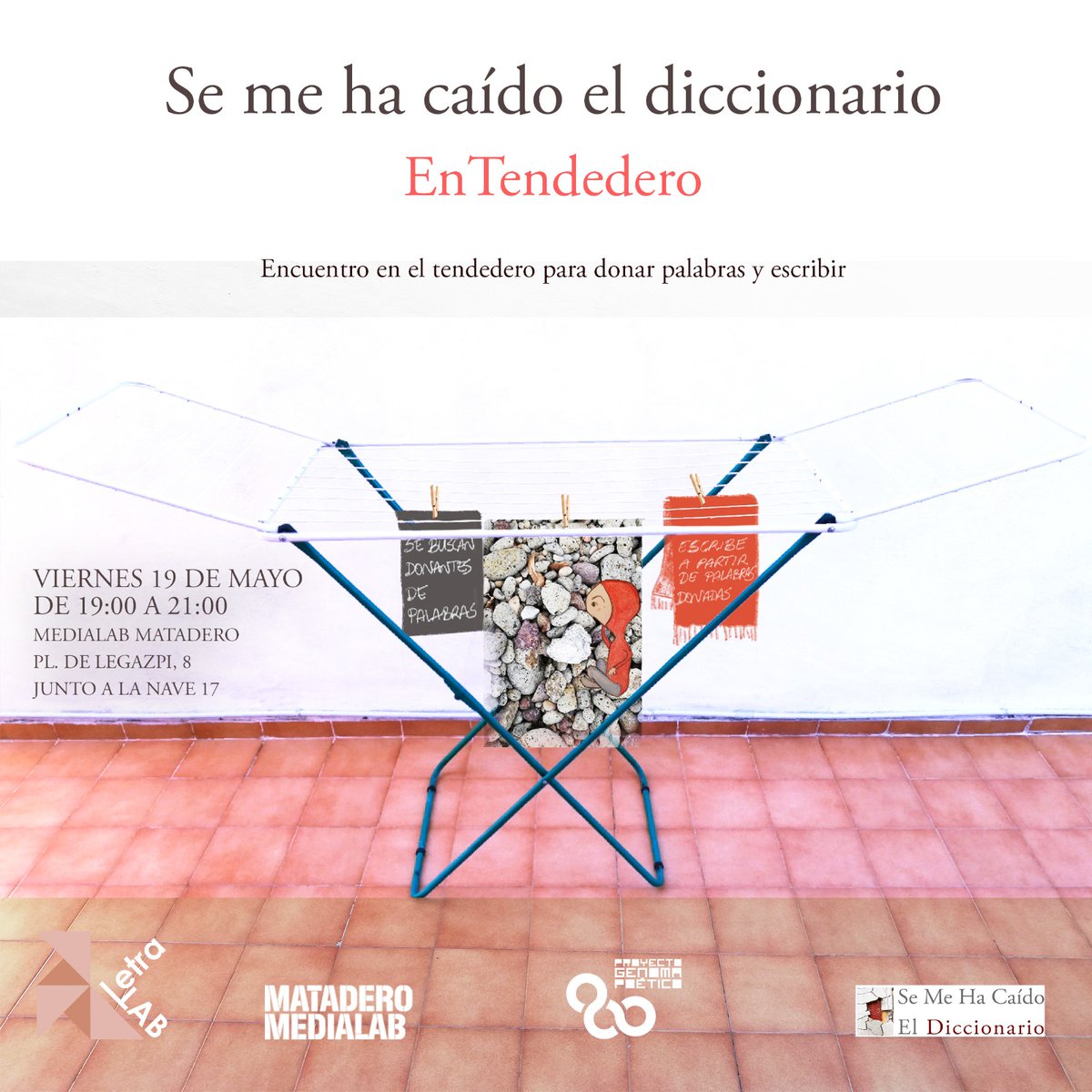 LetraLAB's tweet photo. #LetraLAB y Se Me Ha Caído El Diccionario organizan este viernes 19 una colecta de palabras en @medialabMM.

Si quieres donar una palabra para que empecemos a escribir a partir de ella…
Si quieres escribir a partir de palabras donadas…
…Te esperamos en el entendedero. https://t.co/ryptRR0A1r