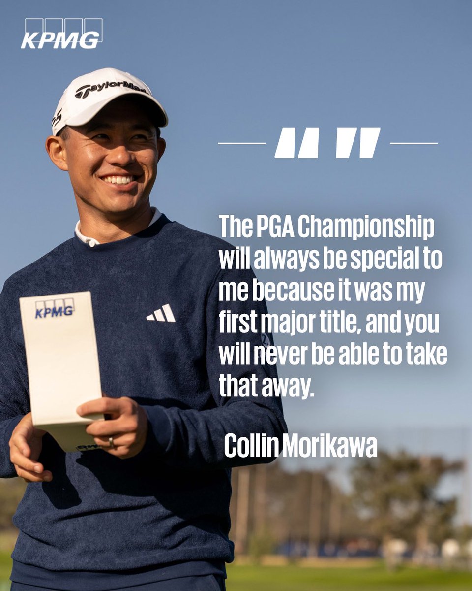 The @PGAChampionship is a special one for @collin_morikawa. #TeamKPMG https://t.co/mQ50Vs50Om