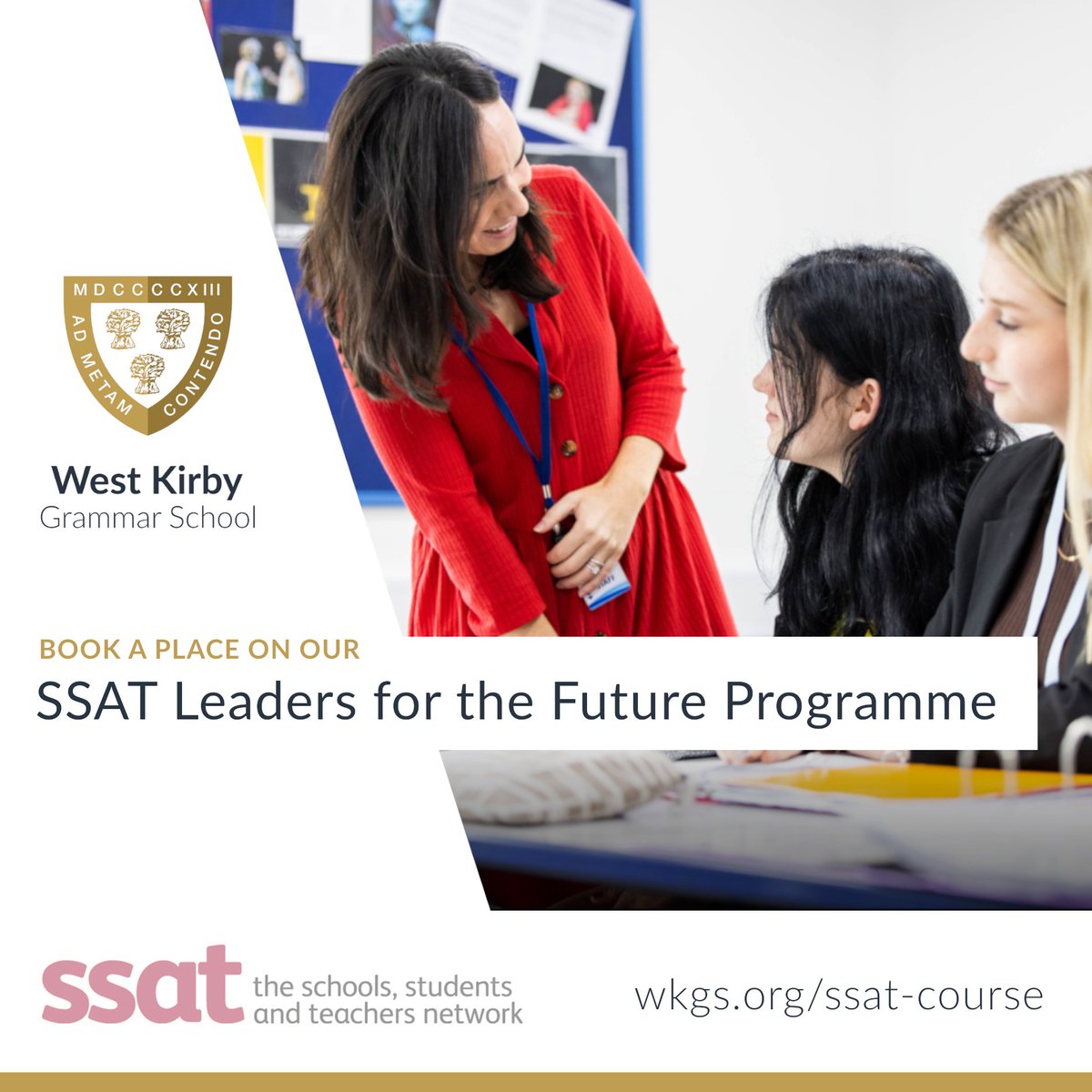 WKGS_TandL's tweet photo. We're now at 9 schools from Wirral/Cheshire joining us at @WestKirbyGS for cohort 2 of @ssat Leaders for the Future starting end of June. Aimed at teachers in the early stages of learning about leadership. See https://t.co/PNEP1tRYL1 for more info, any queries to CPD@wkgs.net. https://t.co/cC5ky9CPJR