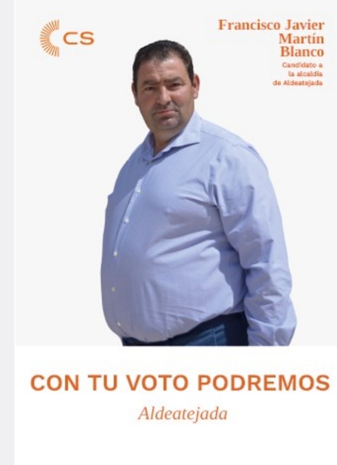 AldeatejadaCs's tweet photo. Paco será nuestro próximo ALCALDE
#PacoAlcalde https://t.co/ahASd3ho2U