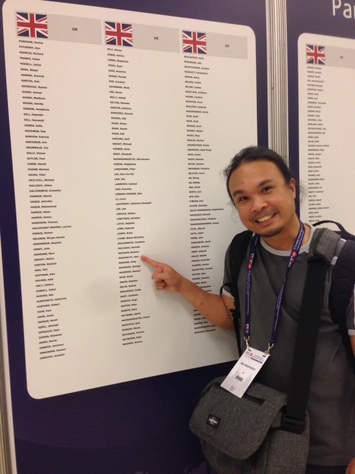 Arudmag's tweet photo. Throwback when representing UK @ international conferences….and they still want me to take IELTS. Beggars belief! https://t.co/p5q9sudPM9