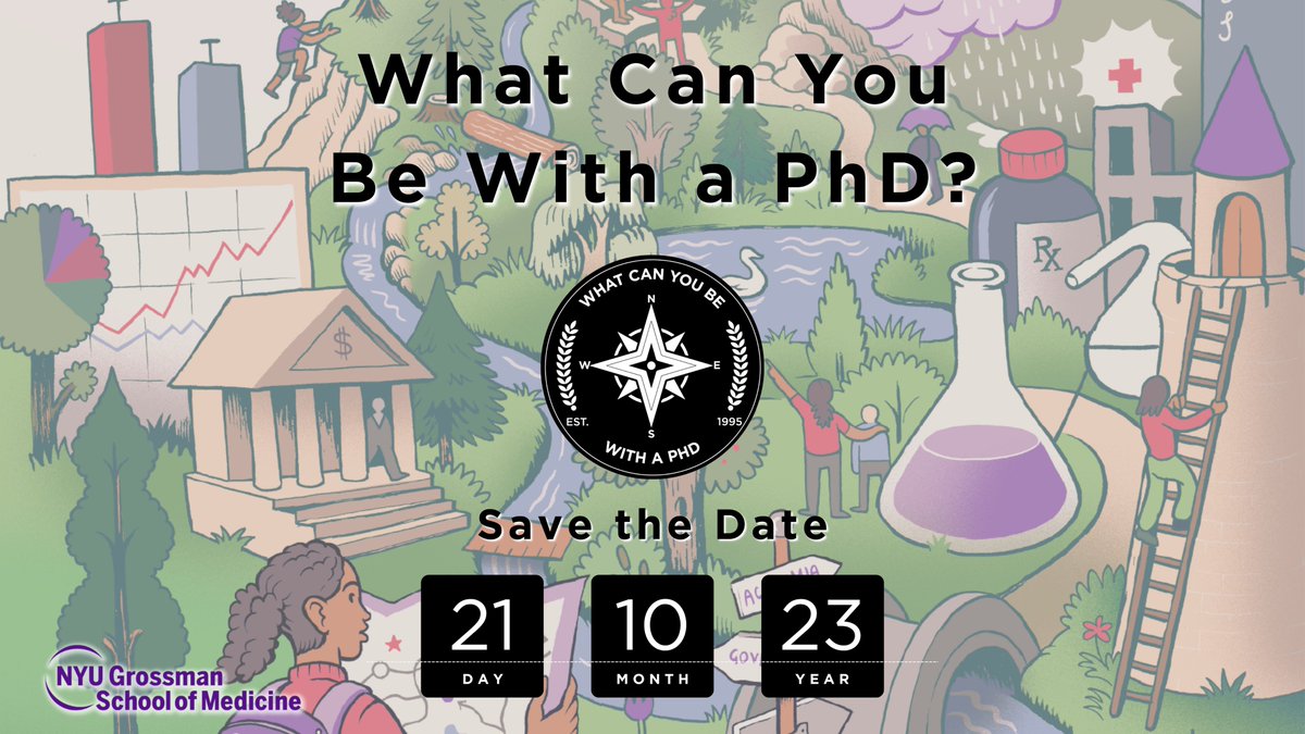 🔬🎓What Can You Be With A PhD? IS BACK FOR 2023! 

Join us for a 2-day VIRTUAL career symposium, exclusively designed for STEM grad students and postdocs ready to conquer the job market! 🚀

Unlock your career: whatcanyoubewithaphd.com

🗓️ SAVE THE DATE: Oct 21 - 22