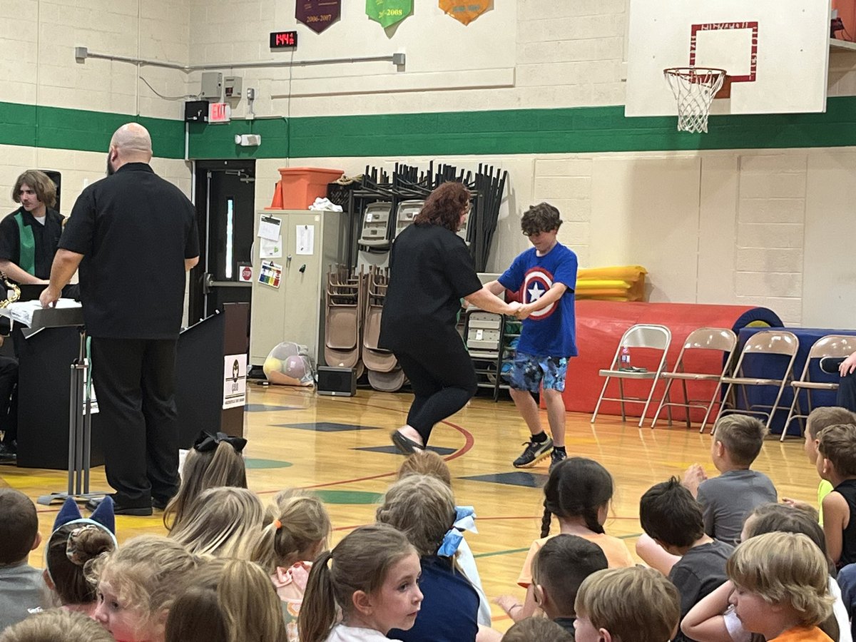 GHS Big Band (Jazz) entertained our wildcats today. <a href="/GreenevilleCity/">GCS</a>