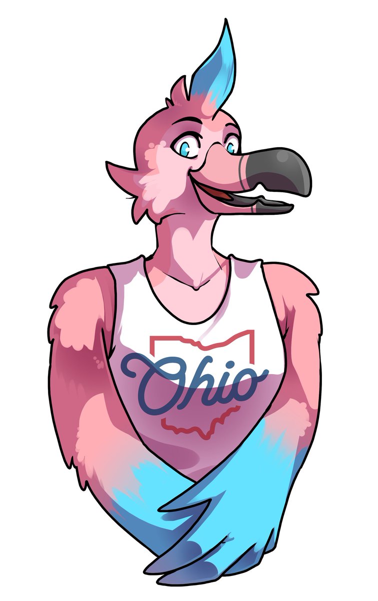 Commission for <a href="/BertStranding/">Wade (Tab)</a>!  Thanks for letting me steal your good lookin' birb for some art!