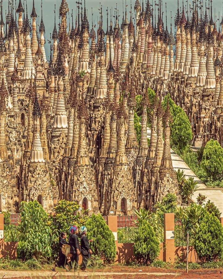 cmonica75's tweet image. Pagodes Kakku du Myanmar - Complexe unique du temple. 

📷 @toshi_photo_503

#Stupa  #Pagodes