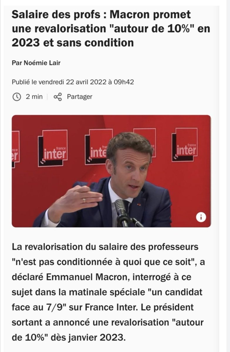 'Le vrai mépris, c’est de mentir aux gens'
Emmanuel Macron dit vrai, illustration en 1 image. 
#Macron20h
#mensonge
#mépris
👇👇👇👇👇👇👇👇