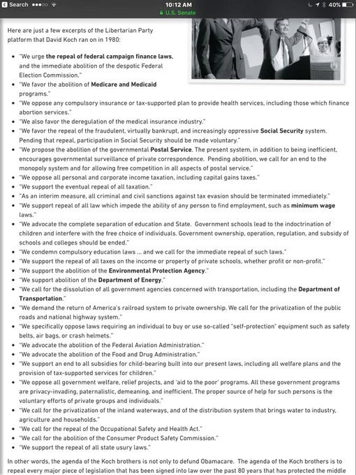 sprzyslp's tweet photo. @kschraeder123 @trom771 @RexChapman @clearing_fog Nope. #KochNetwork plays a huge part. They all follow #KochPlatformof1980. #GOPSCOTUS do too. They want to destroy the administrative state. Limit the power of agencies like EPA til they're destroyed is just one example.
SUMMARY⤵️ Note Bullet #14 https://t.co/w6oTW5csCQ
