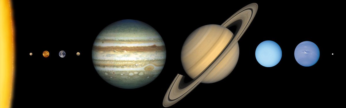MrKSDyck's tweet photo. Grade 6s @PortWellerPS studied the #Planets in our #SolarSystem looking at #RelativeSize, #SurfaceTemperature, and the presence of #Moons and #Rings. We also learned why #Pluto is a #DwarfPlanet (https://t.co/U8FO5IwCYp). #RockyPlanets #GasGiants #Space #Science Image: @NASA https://t.co/GEnhsaSfHW