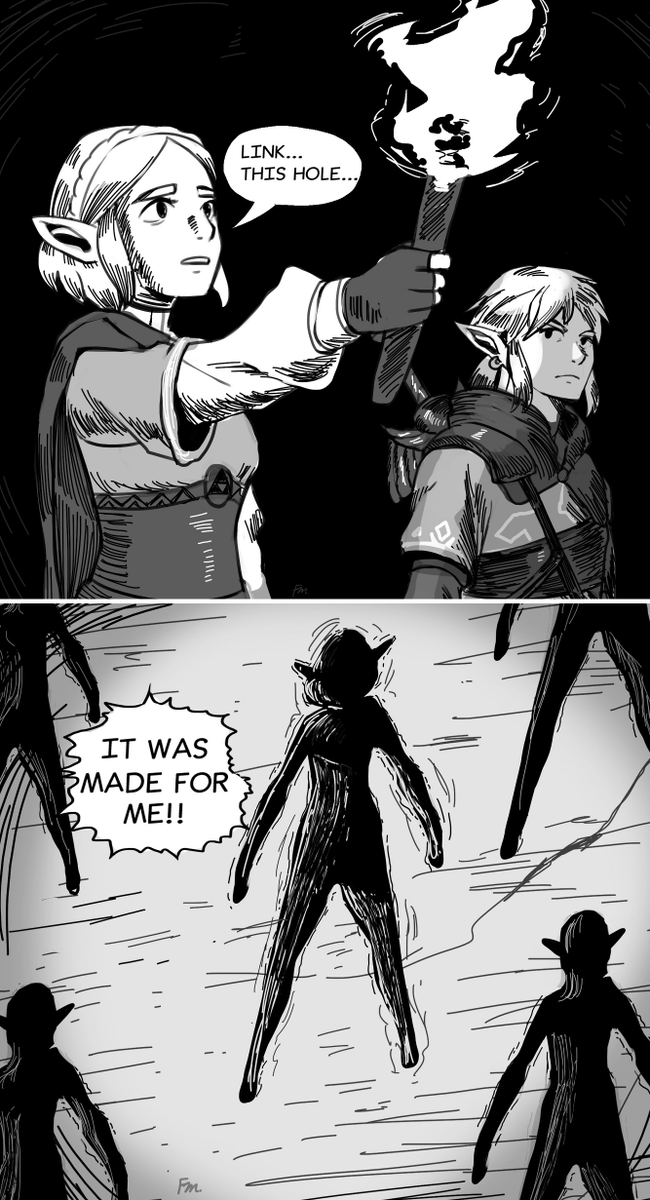 This was the very first Tears of the Kingdom fan art I made, shortly after the game was first revealed. That was almost 4 years ago now, wow.