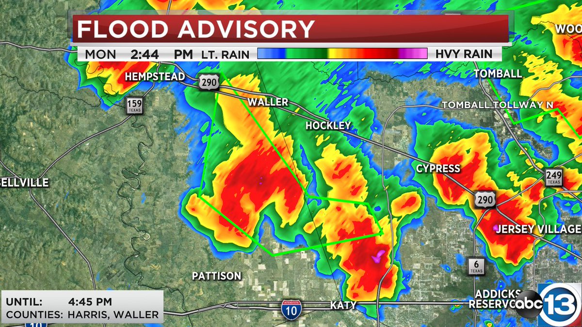 Houston Weather on Twitter "A Flood Advisory is in effect until May 15