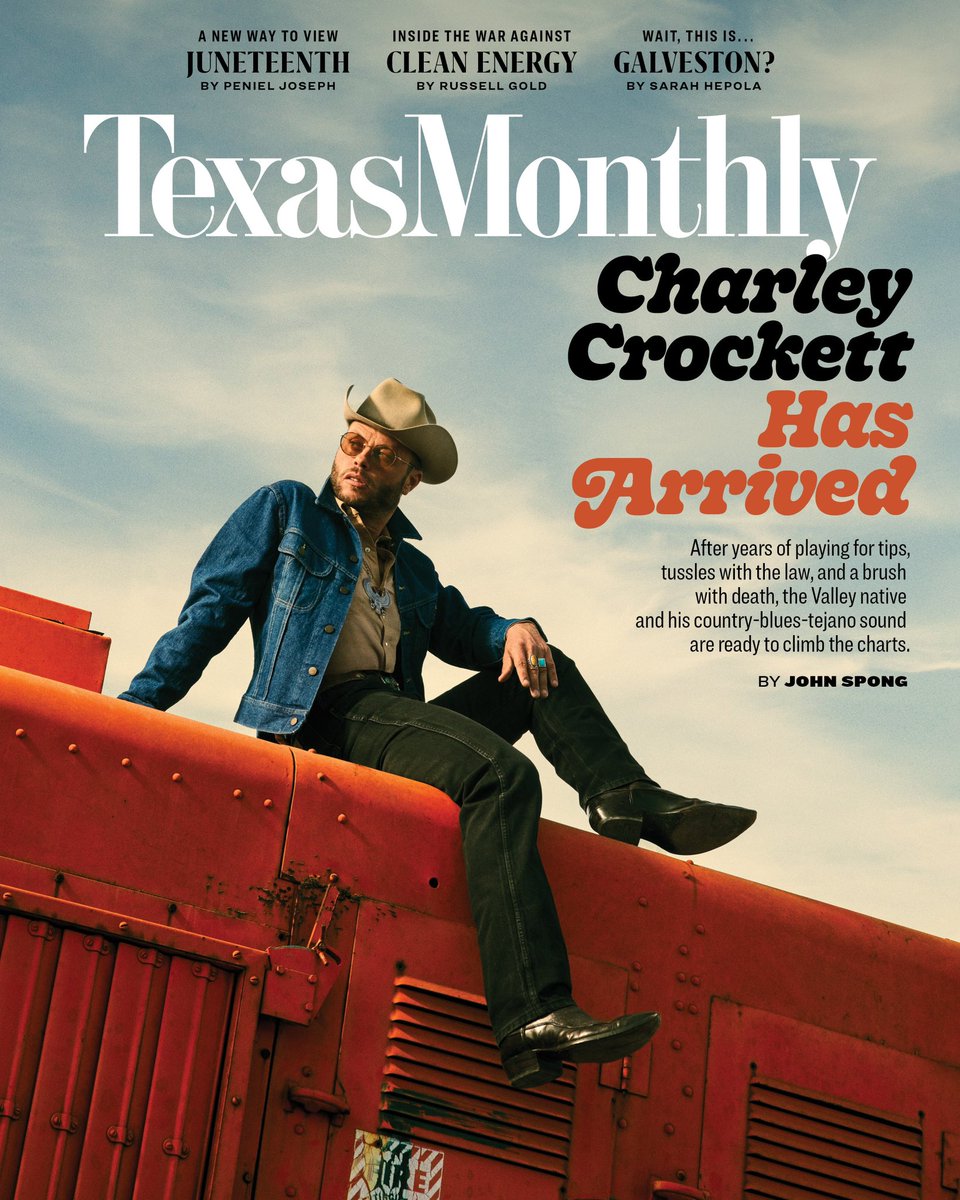CharleyCrockett's tweet photo. Thank you @TexasMonthly 

https://t.co/I6YoKF2cCc https://t.co/NyfvxWeU10