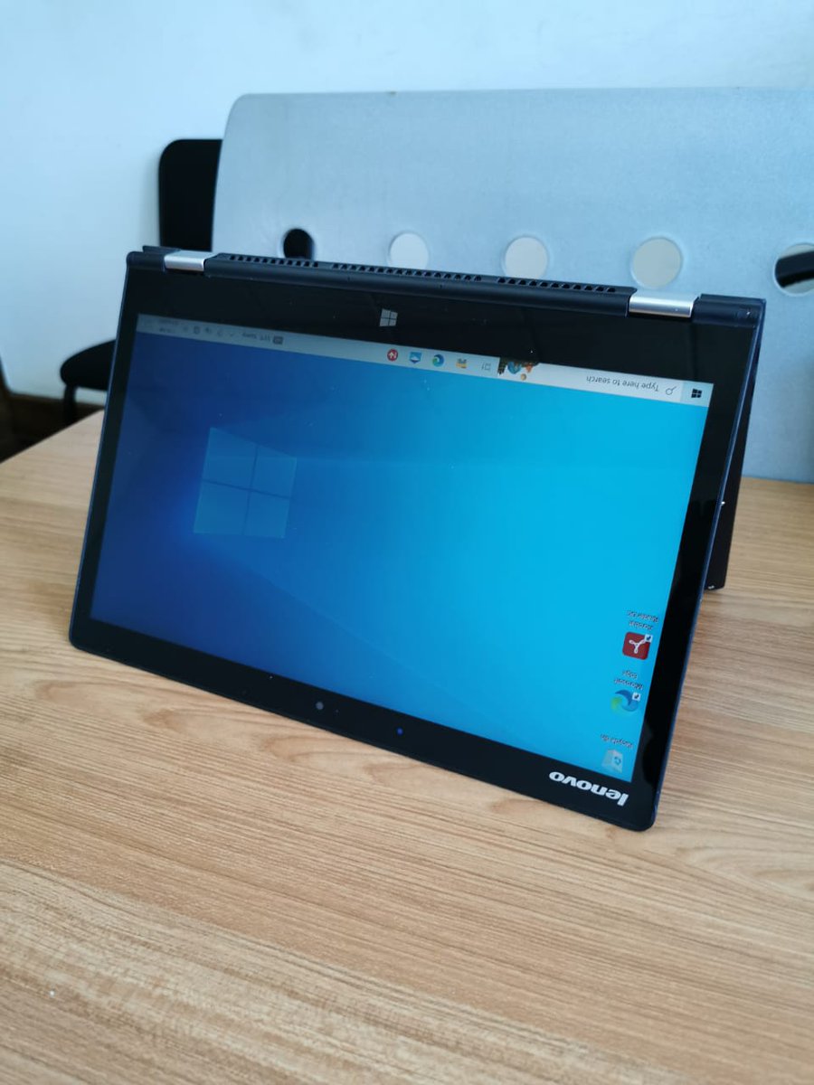Teckxpertz's tweet photo. available 
lenovo yoga 3
Processor: Intel Core i5
RAM: 8GB
Storage: 256GB SSD
Display: Touch screen
Convertible design: Easily switch between tablet and laptop mode
Battery health: Excellent, ensuring long-lasting performance
Price: K6500 https://t.co/dq4fW4mgav
