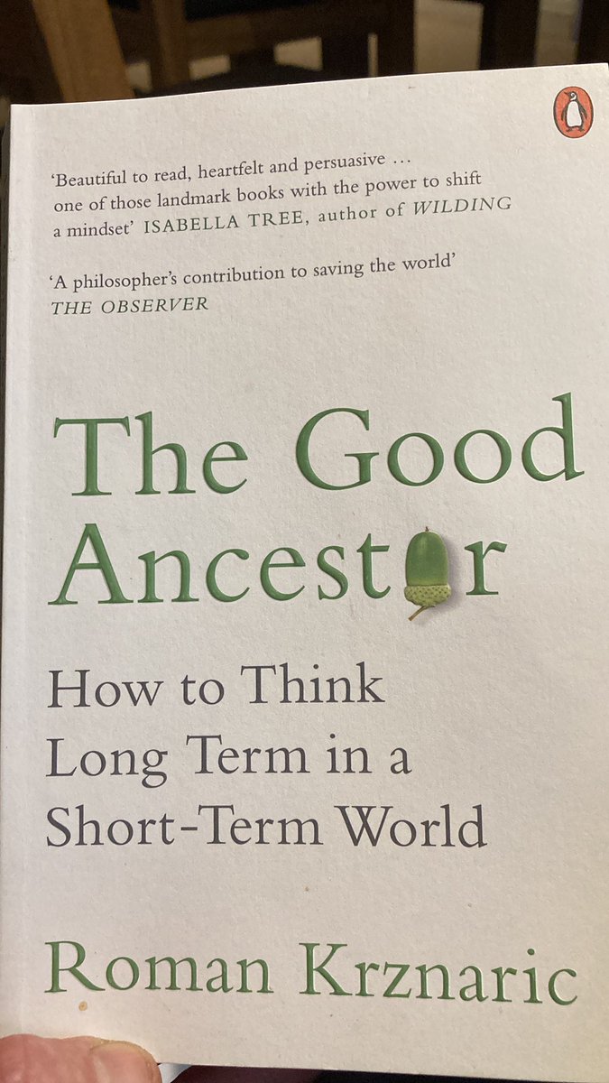 Just reading this. Humans he says are ‘incapable of sacrificing present convenience to forestall a penalty imposed on future generations’. @Pontifex says that ‘intergenerational solidarity is not optional, but a basic question of justice’. Let’s get more long term thinking done.