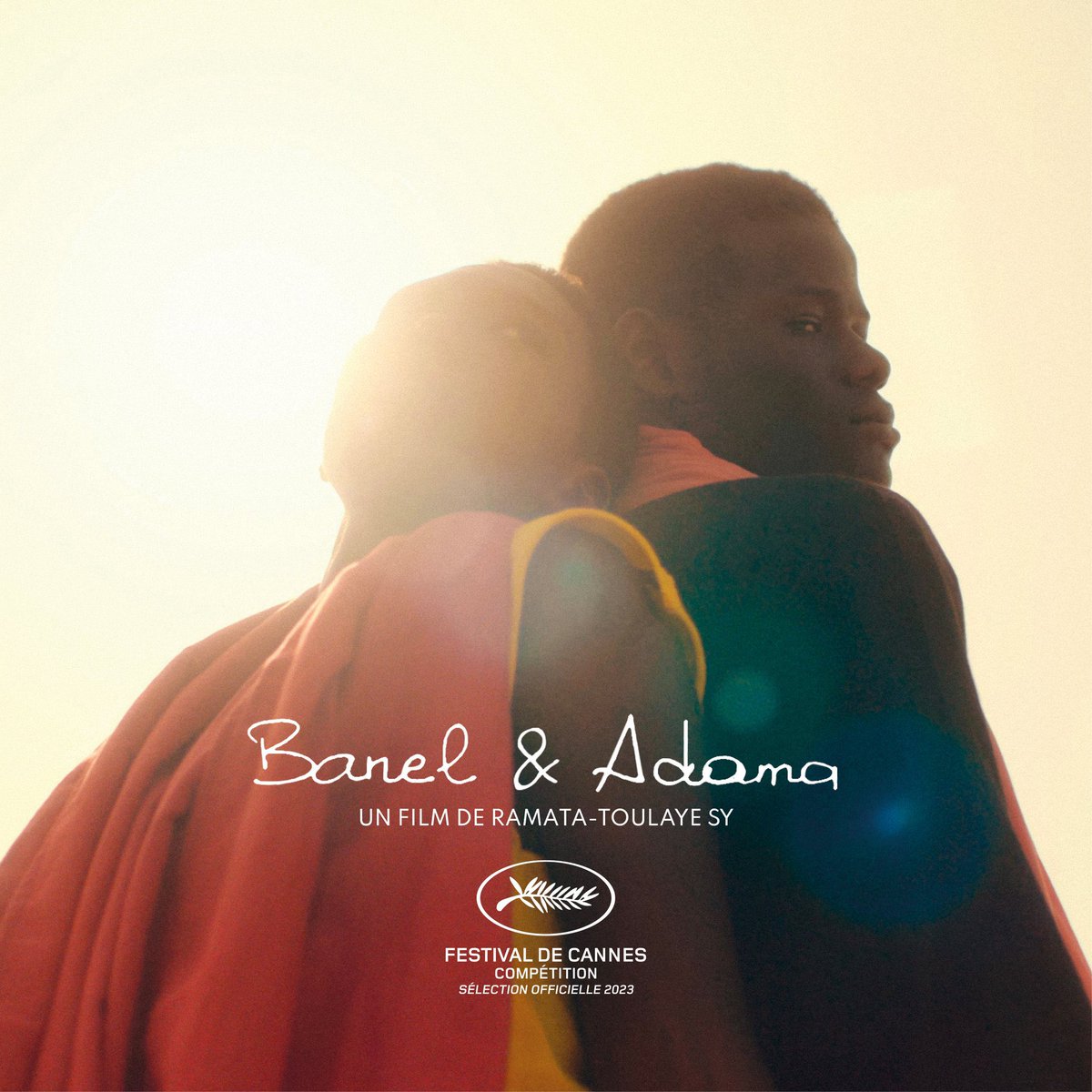 Directo a #Cannes2023:
#BanelAndAdama de Ramata-Toulaye Sy.

Khady Mane, Mamadou Diallo, Moussa Sow, Binta Racine Sy.

Una joven pareja en Senegal debe lidiar con la desaprobación de su remota aldea.