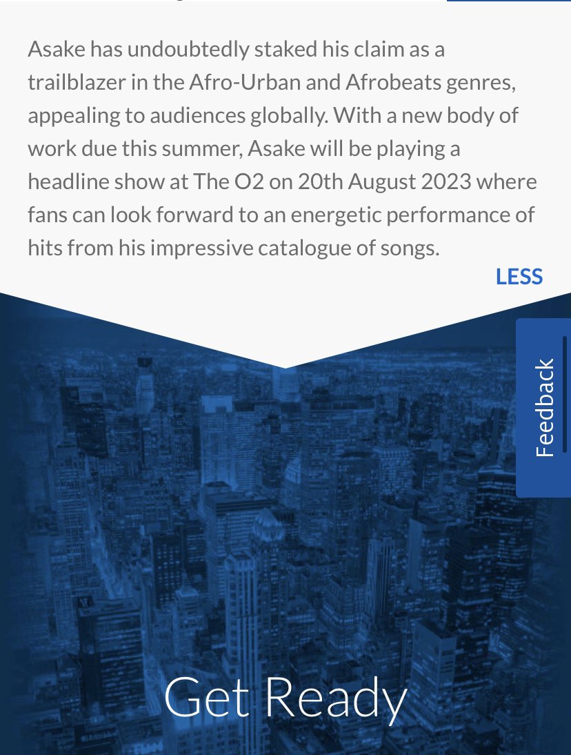 We might just be getting a new Asake Project soon. 🔥📿

Get your tickets for <a href="/asakemusik/">ASAKE</a> at <a href="/TheO2/">The O2</a> Arena

 SUNDAY AUGUST 20TH 
🏟️ THE 02 ARENA LONDON 
🎫 ASAKE.LIVE 

Hurry go grab your tickets now!!! 🎫
LINK ON MY BIO 🔗 

#asake #asakenewz #asakeliveinlondon