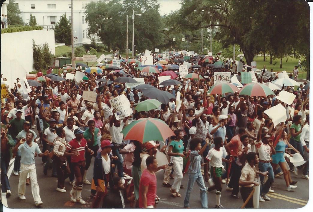 rick_son7's tweet photo. FAMU Students marched to the Florida State Capitol to protest what they believed were racist policies in Florida Higher Education in the 70s &amp; 80s! Is it time to do it again? https://t.co/EdPYGfhylT