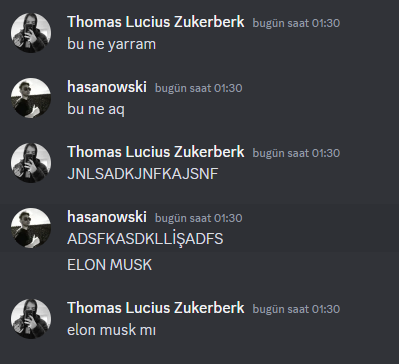 arkadaşlarımla kafalar şu şekil uyuşuyo ya gerisi önemli değil