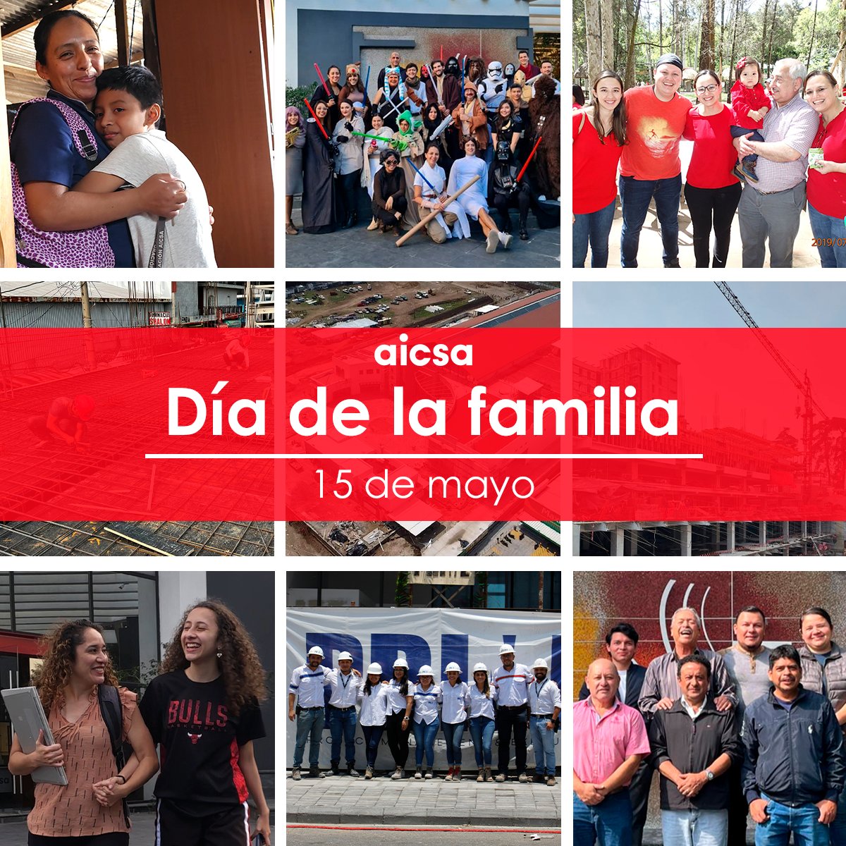 Tomemos un momento para reflexionar sobre el valor de fortalecer nuestros lazos familiares, fomentando la comunicación y el tiempo de convivencia. 

¡Que tengan un Feliz Día de la Familia!

#DíadelaFamilia #CorporaciónAICSA #SomosAICSA
