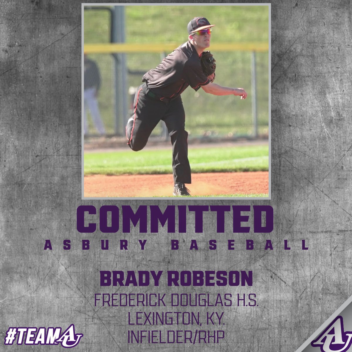 AsburyBaseball's tweet photo. Welcome to #TeamAU, Brady‼️☑️

💪💪💪 

𝙎𝙀𝙍𝙑𝙀 | 𝙏𝙍𝘼𝙄𝙉 | 𝘾𝙊𝙈𝙋𝙀𝙏𝙀
•
#TeamAU https://t.co/1iNkSs0ldd