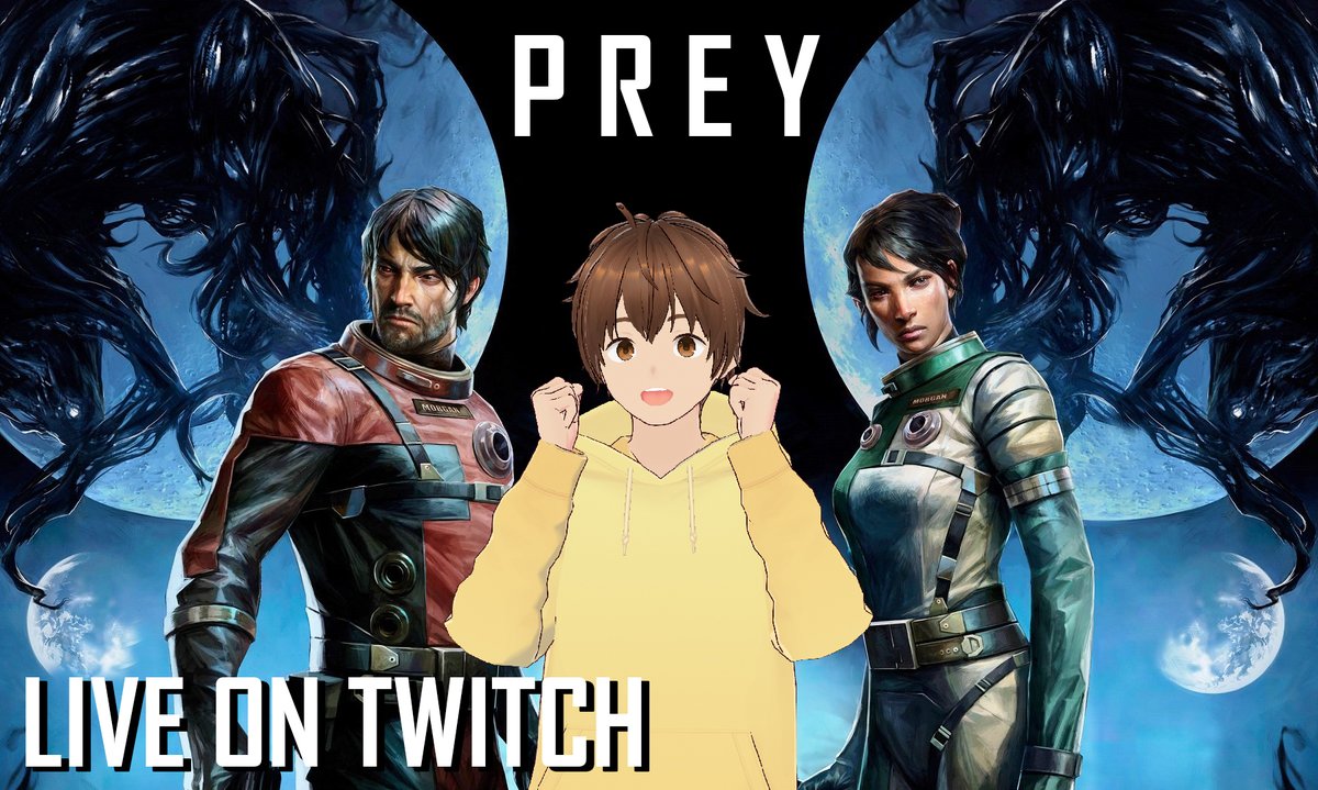 SeedosStreams's tweet photo. Jumping back into Prey tonight! 😱
#PreyForSeedos
I think Mondays might become my scary/ creepy game night🤔

👇Join the stream!👇
🟡https://t.co/TVu3klfvi4🟡

#vtuber #vtuberEN #VtuberUprising #twitch #streamer #TwitchStreamers https://t.co/BQ0fbKxtgP