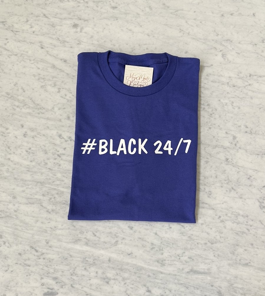 boutique_mmonet's tweet photo. Shop the 24/7 tees at https://t.co/8gFgtd7xYg , just in time for #Juneteenth #blackownedbusiness 🎉 https://t.co/iiF2AQPyEg