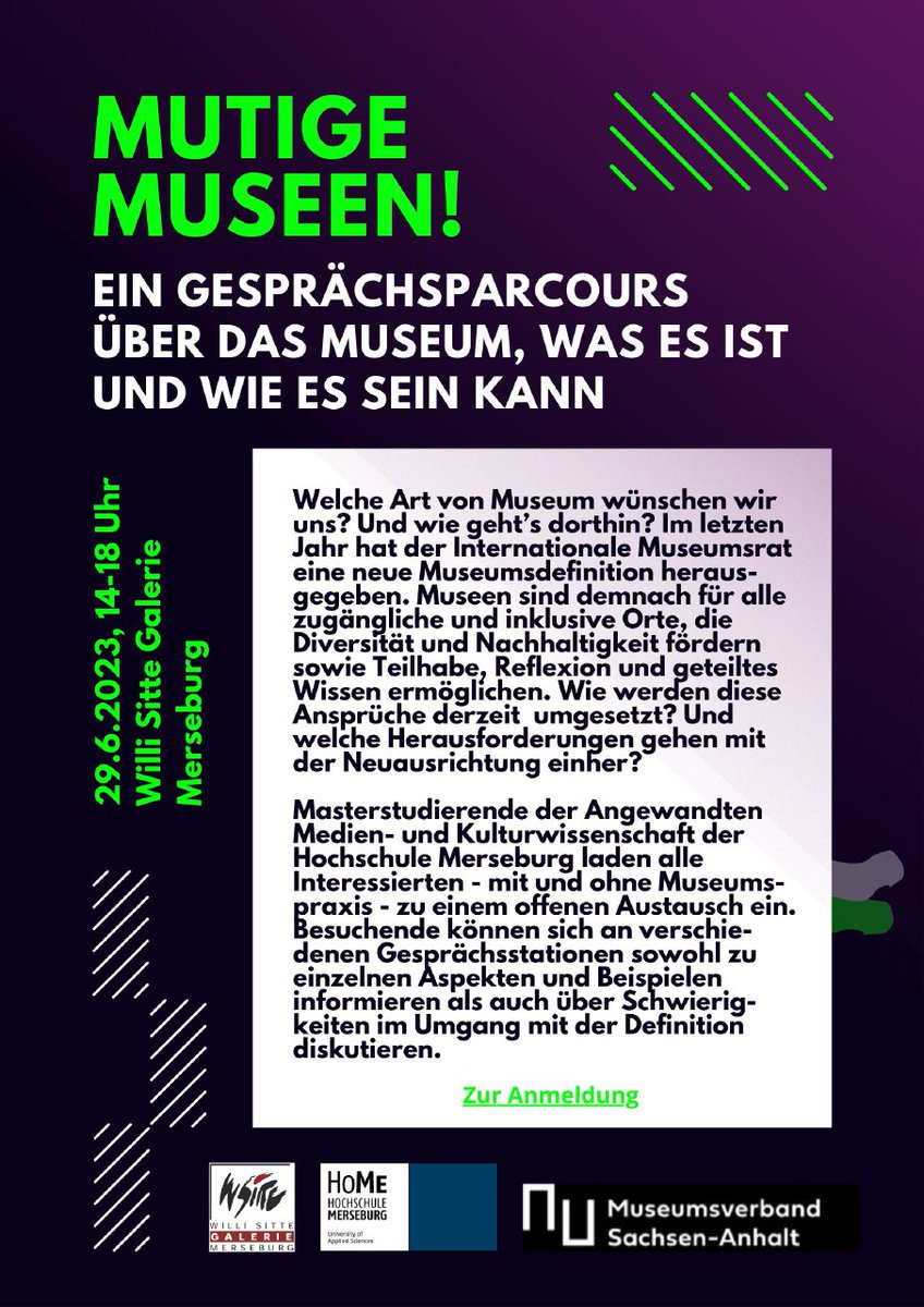 Daniela89930190's tweet photo. Save the date: 29.6.2023
#mutigemuseen Anmeldung unter https://t.co/rAaKgqwDco https://t.co/zuUsZicVGJ