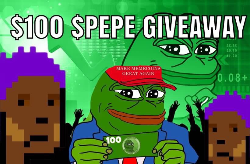 🐸$PEPE GIVEAWAY🐸

We are giving away $100 in $Pepe to one lucky person! 

TO ENTER:

1. Follow <a href="/The_Lost_Wallet/">The Lost Wallet</a> 🤖
2. Like✅ &amp; RT♻️
3. Tag 3 frens that need some $Pepe 🐸

Contest ends in 96 hours, good luck!🎁

📍Gain an additional entry by joining our discord below!👇