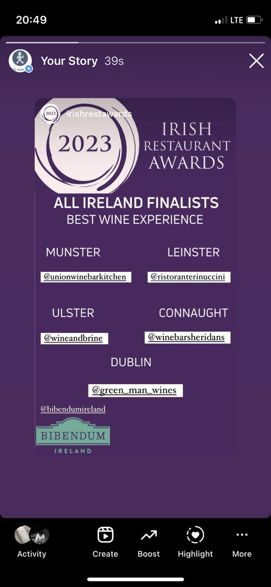 Green Man Wines (@greenmanwines1) on Twitter photo We are so thrilled to have won “Best Wine Experience” in Dublin. Thanks so much <a href="/restawards/">IrishRestaurantAward</a> We are so thrilled to have won “Best Wine Experience” in Dublin. Thanks so much <a href="/restawards/">IrishRestaurantAward</a>