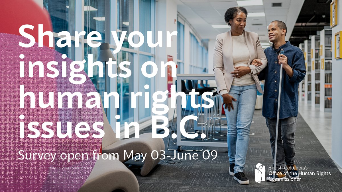 What are the most pressing human rights issues facing people across B.C. and what can be done about them? We want to hear from those providing programs or services related to human rights. Have your voice heard in our survey from May 3 to June 9. bit.ly/baseline-surve…