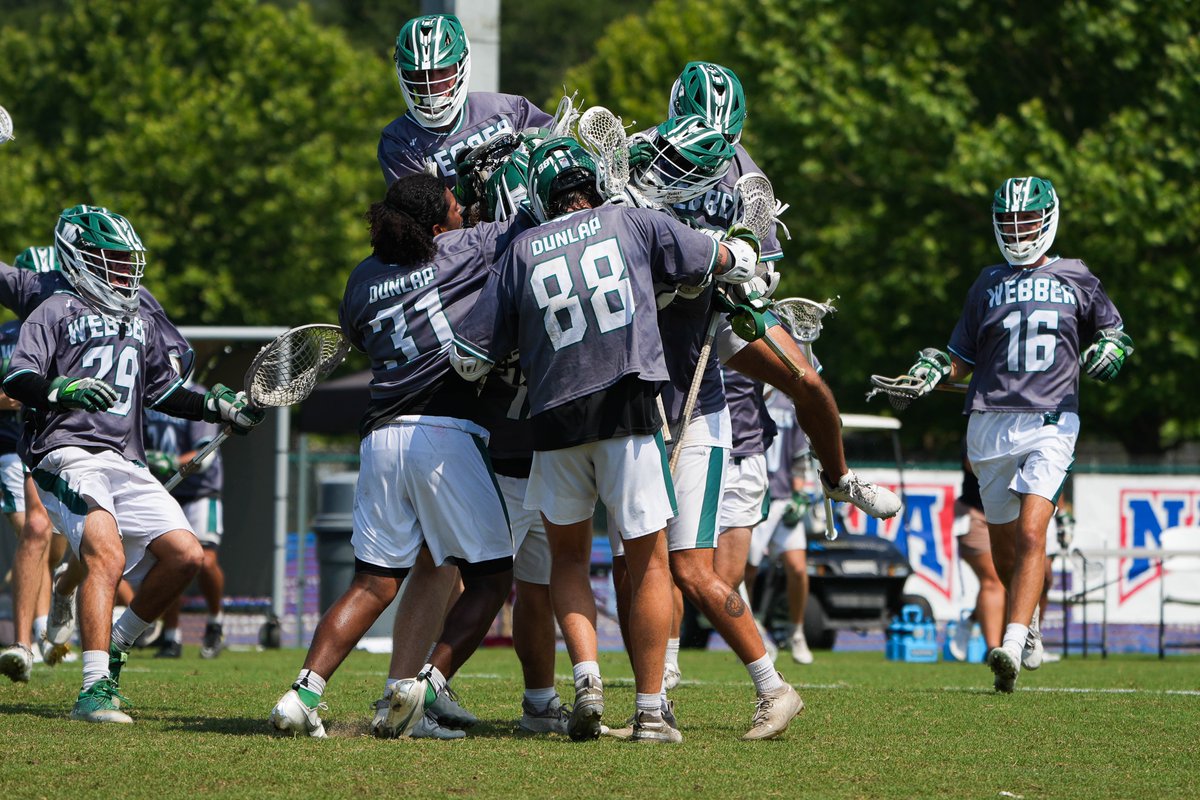 LaxWebber's tweet photo. #4 killers!  Webber beat three teams in 2023 who were ranked #4 in the nation at the time they played them.  Aquinas 19-10, Cumberlands 19-7 and Reinhardt 13-12 in OT.   Camp info at https://t.co/bAJvl55hVi https://t.co/rDCjvfNm0P