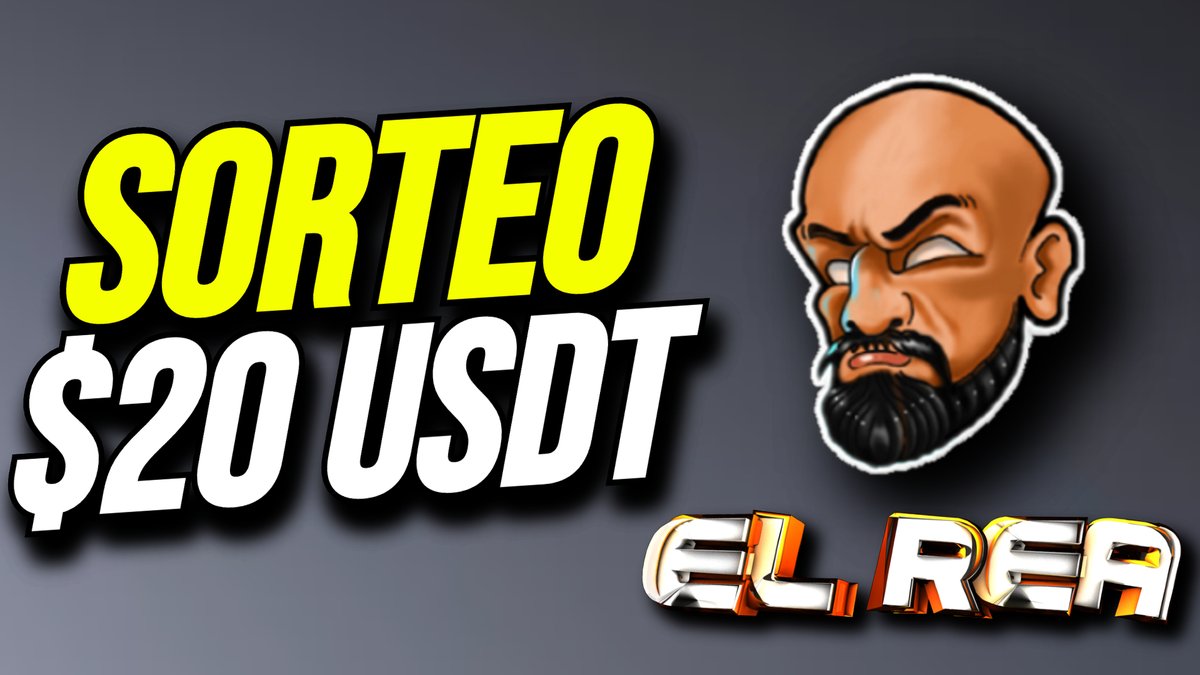 ELREA01's tweet photo. Sorteo 20 USDT por seguirme !
1) SORTEO 1:
Premio $10 USDT.
 Requisitos: SEGUIRME en TWITTER, retwitear y mencionar 1 amigo.

2) SORTEO 2: 
Premio: $10 USDT
Requisito: Seguirme en TIKTOK https://t.co/UObvIRYQsQ 

PODES PARTICIPAR EN LOS 2 SORTEOS O EN 1 SOLO
Finaliza: 30 MAYO https://t.co/PcAvAODq2Q