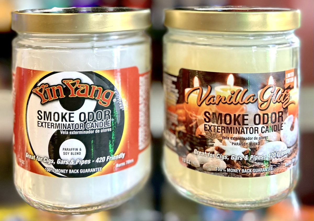 LUXSnC4545's tweet photo. Get rid of any smell with Smoke Odor Candles 🌈 Pick yours up today at 4545 E Mckellips road ‼️ #luxsmokeandcigar #candles #smoke #vape #smokeshop #420community #luxury #cigar #mesa #Arizona #elfbar #torches #bongs #lounge #localbusiness https://t.co/WM05BvultB
