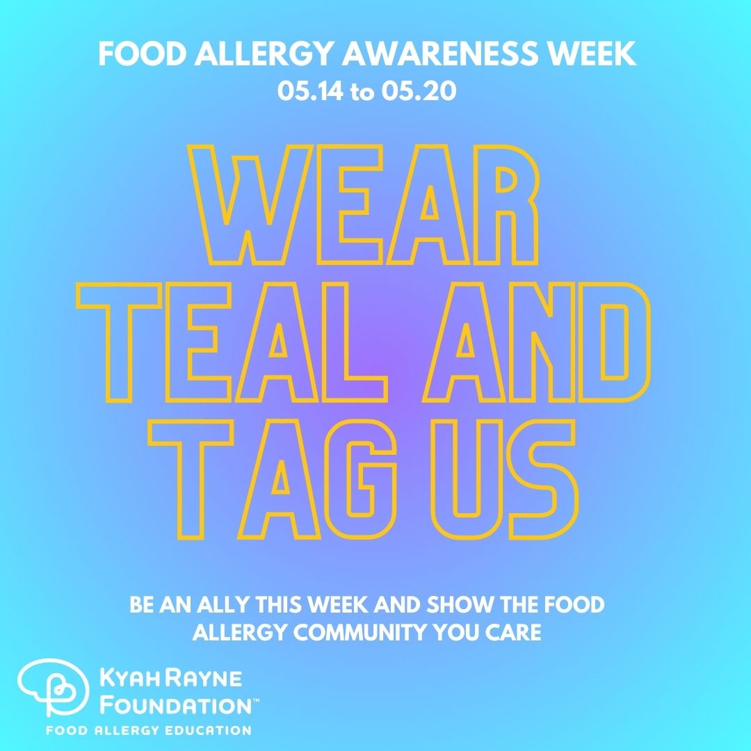 Small acts of kindness can make a big impact. This week, let's show our support for the food allergy community and be an ally by dressing in teal 🦋

#foodallergies #foodallergy #foodallergyawareness #kidswithfoodallergies  #foodallergymom #allergyawarenessmonth