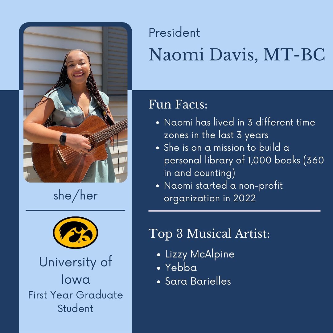 mwramtas's tweet photo. Meet the 2023-2024 Executive Board for MWRAMTAS! We are thrilled for the upcoming year and have lots of exciting things planned! Meet Naomi Davis, Floren Kahan, and Grace Stuewe! (1/2) https://t.co/Iktm21sXBM