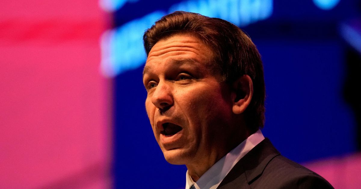 Reuters's tweet photo. DeSantis defunds diversity programs at Florida public colleges https://t.co/kYYnlwv7Jy https://t.co/pQ0P9a7a7S