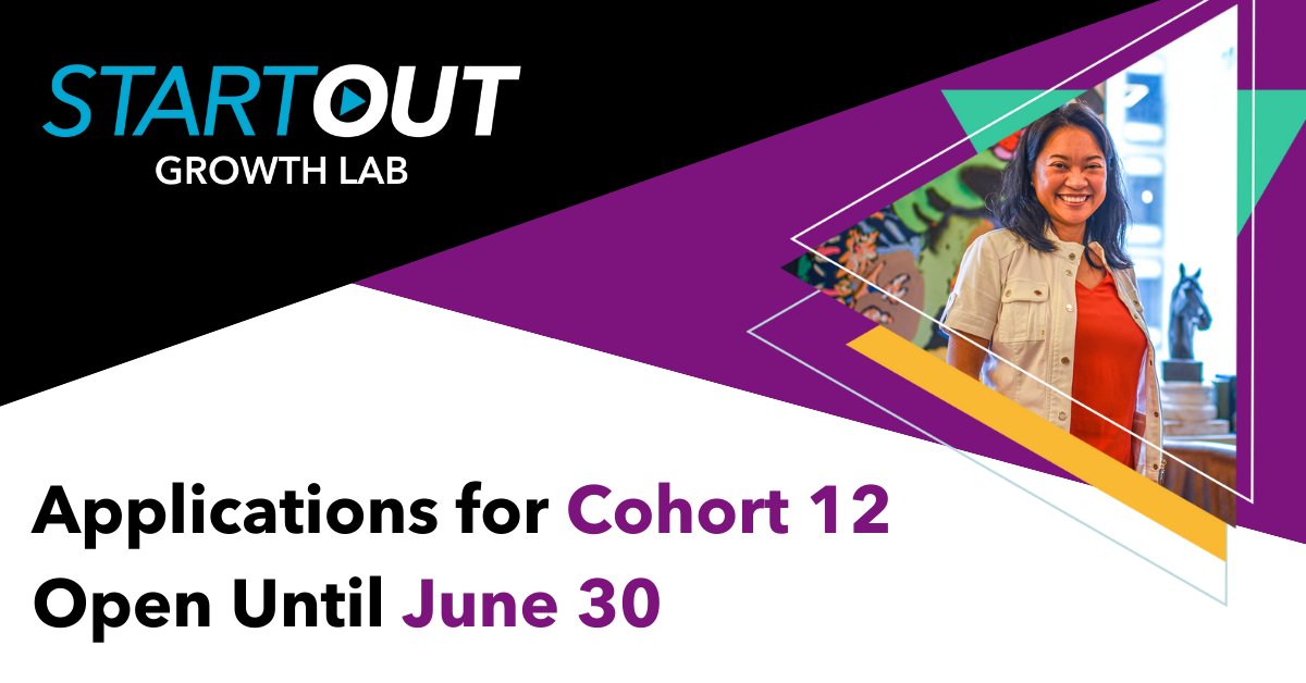 StartOut's tweet photo. Apply for the @StartOut Growth Lab’s 12th Cohort! Spons. by @DLA_Piper @jpmorgan @comcast #CapitalConnect by JPMorgan & Tiger Global, the SGL accelerator offers mentoring, education, & networking opportunities for #LGBTQ entrepreneurs! 🏳️🌈6/30 > https://t.co/ULz9NijlhQ https://t.co/1NMvBGkEKd