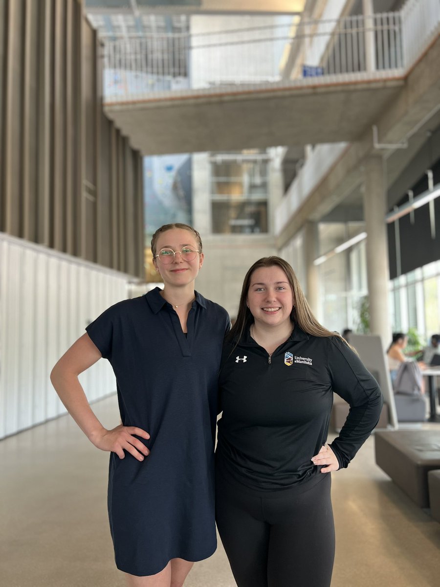 We are excited to welcome Keziah Hoeppner and Hayley Gibson to our office this summer! 

Keziah is from @asperschool studying marketing, while Hayley will join @umkinrec this fall, studying Recreation Management. 

Welcome to the team! 👏

#UManitoba #UMRecreation #UMStudent