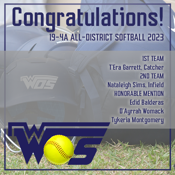 woccisd's tweet photo. #wosmustangs #westorangestarkhighschool #alldistrict #wossoftball #ladymustangs https://t.co/4i39aCVl2i
