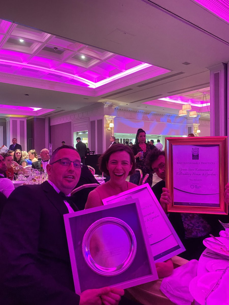 Woohoo! The Grain Store at Killruddery wins Best Sustainable Practices in Ireland at @RAI_ie @restawards #FoodOscars 💚🥳💫🥂 

We are so proud of our team! #goteam #lovekillruddery #lovewicklow