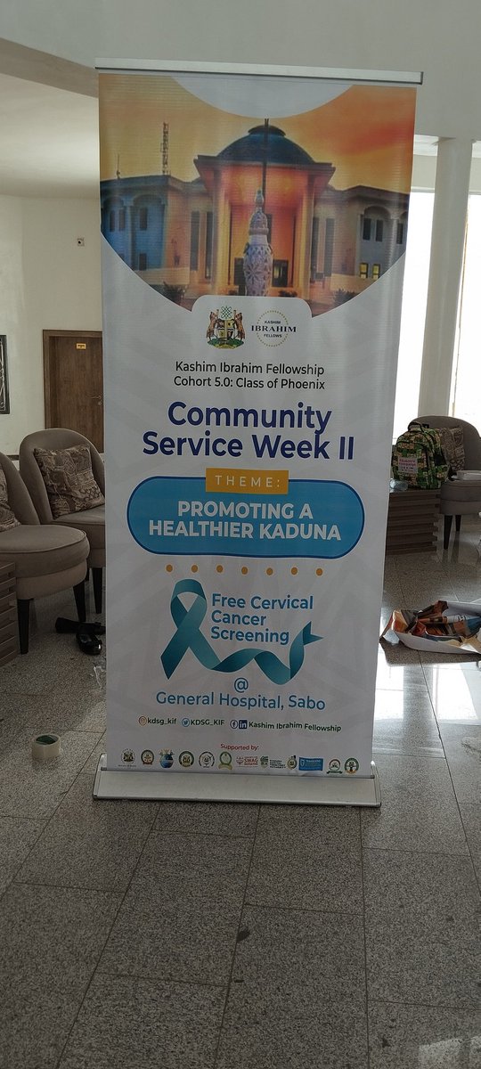 BamaiyiGN's tweet photo. Join us tomorrow at 10am at the General hospital Sabon Tasha, Kaduna and get free screening for cervical cancer.
#PromotingAHealthierKaduna
#KashimIbrahimFellowship #KIF #KIFCSW #CommunityService #Development #Leadership #KDSG #KadunaStateGovernment https://t.co/6NTC4pHpHl
