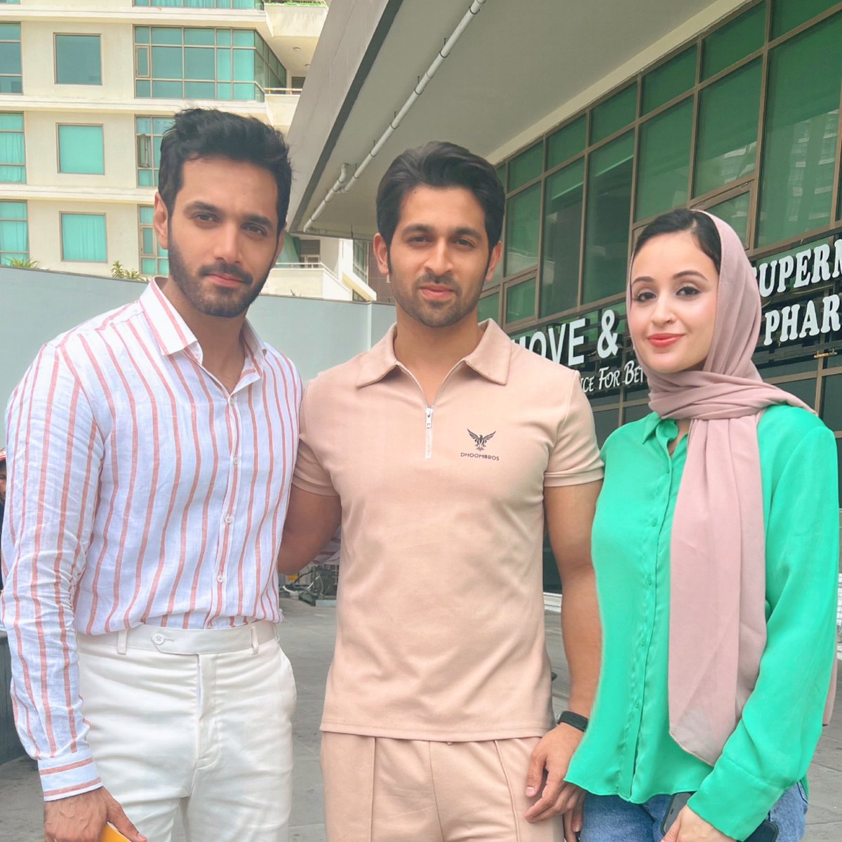 Look who we ran into. The super cool Wahaj. Looking absolutely dapper!