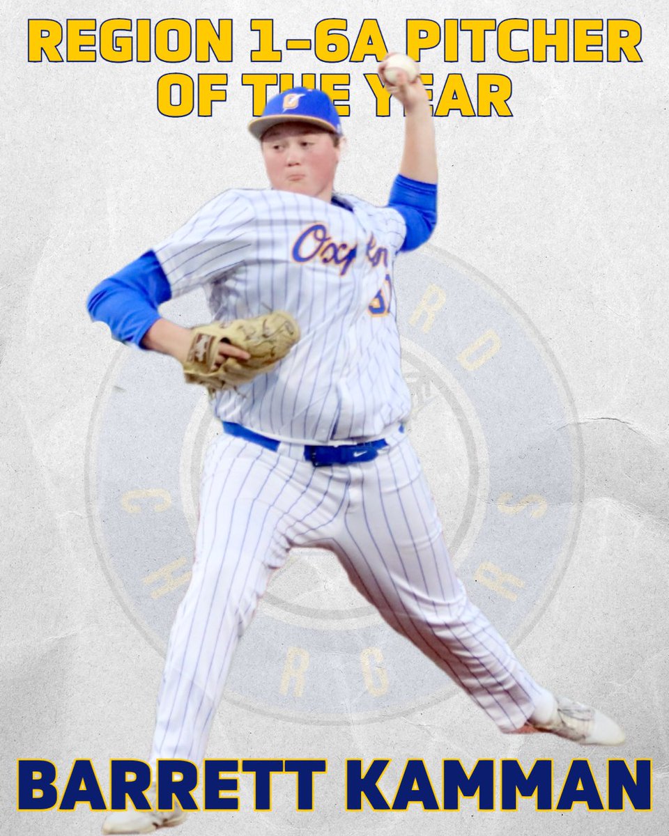 A huge congratulations to the Region 1-6A Pitcher of the Year!