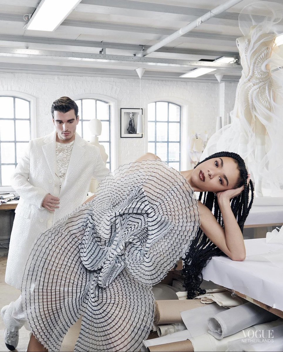 this vogue netherlands cover story with corey mylchreest and india amarteifio, i am FULLY OBSESSED  with them