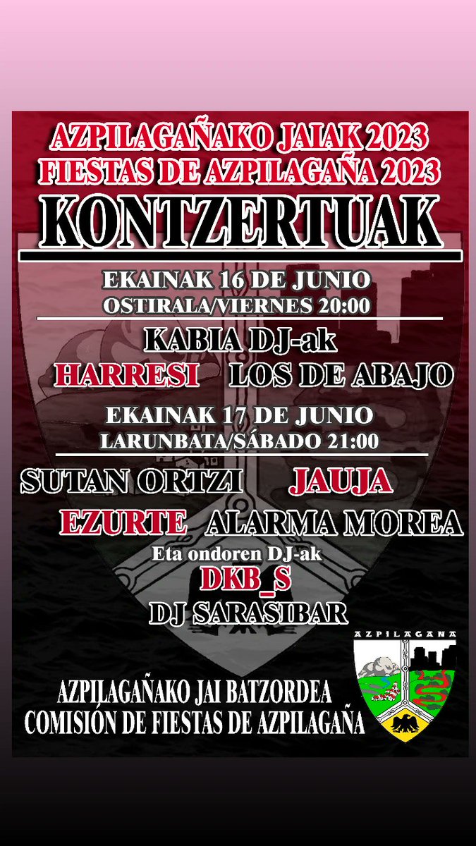 AZPILAGAÑAKO Jai Batzordea tweet media