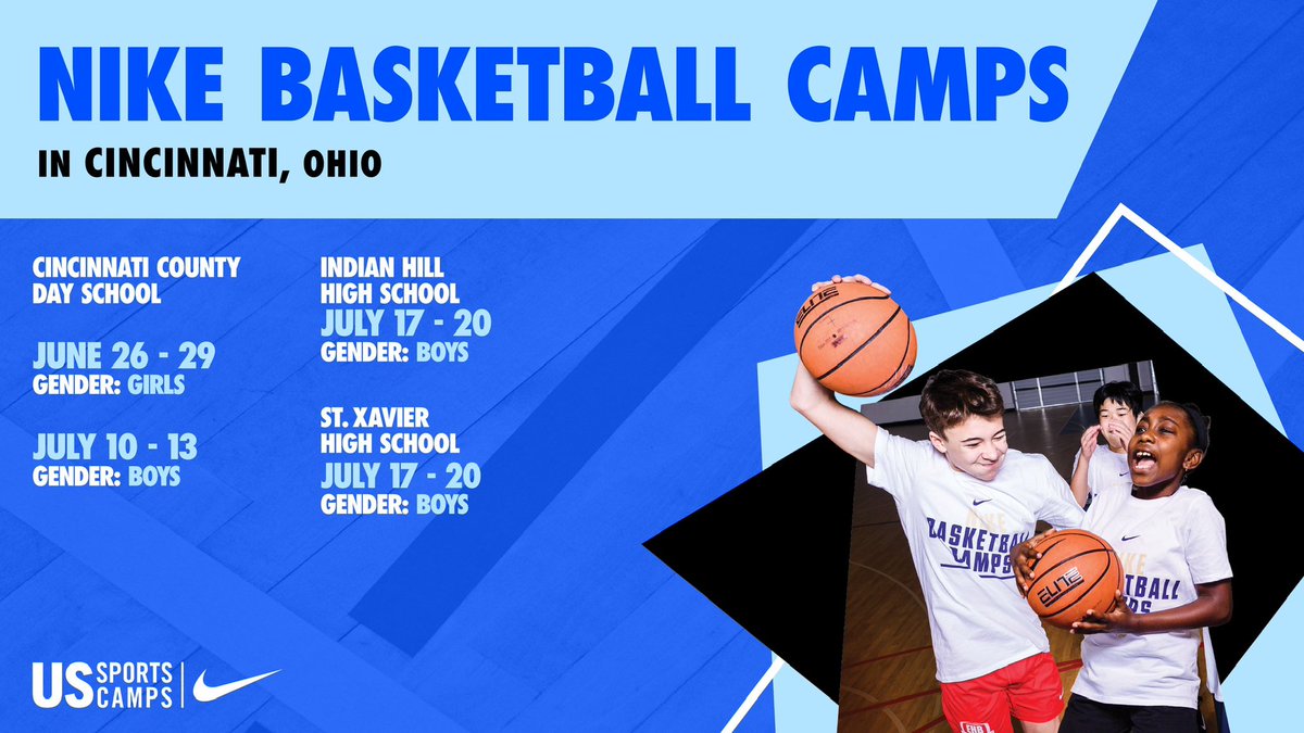 One_Five_Sports's tweet photo. Just 5 spots remain at our Nike Boys Basketball Camp at Cincinnati Country Day July 10-13. All other Cincy camps have openings. @USSCBasketball @NikeSportsCamp @ussportscamps @CoachRicardoHil @litosderson12 https://t.co/xCqI83y5NH