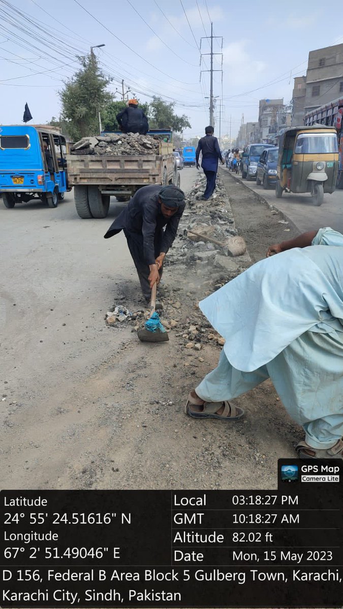 DCKhiCentral's tweet photo. Exciting news! Shahrah-e-Humanyun's rehabilitation work continues! We're making progress towards smoother and safer roads. #RoadRehabilitation #TransportationDevelopment #Infrastructure https://t.co/Uk16TLzrRB