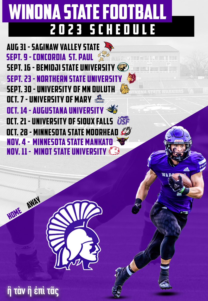 Coach_Bergy's tweet photo. This fall we will be a byproduct of yesterday, today, and tomorrow.  1-0.  @WinonaState_FB https://t.co/Tcb6bbaJqM