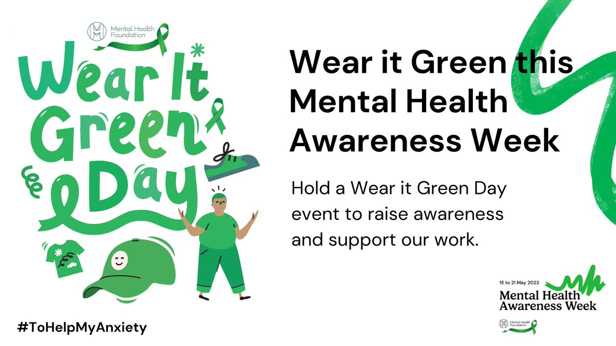 Priscilla Handley (Cilla) (@lily_o_lily) on Twitter photo <a href="/UHNM_NHS/">UHNM NHS Trust 🏥</a> are proud to support #MentalHealthAwarenessWeek
You can raise awareness this year by wearing green 💚 on Thursday.
Need any support with anxiety:
Wellbeing conversation (with peer or manager) or contact Staff Support & Counselling or the Wellbeing Hub <a href="/StaffsStokeWH/">Staffs & Stoke Staff Psychological Wellbeing Hub</a> <a href="/UHNM_NHS/">UHNM NHS Trust 🏥</a> are proud to support #MentalHealthAwarenessWeek
You can raise awareness this year by wearing green 💚 on Thursday.
Need any support with anxiety:
Wellbeing conversation (with peer or manager) or contact Staff Support & Counselling or the Wellbeing Hub <a href="/StaffsStokeWH/">Staffs & Stoke Staff Psychological Wellbeing Hub</a>