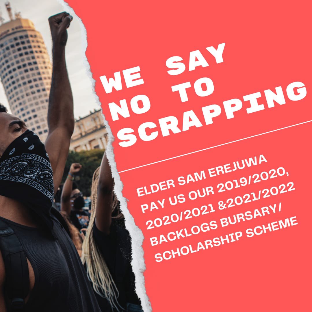 NaisUpdates's tweet photo. We won't compromise the standard, we all come out together to fight and win. Bursary is our entitlement https://t.co/4vxyWDrdvE