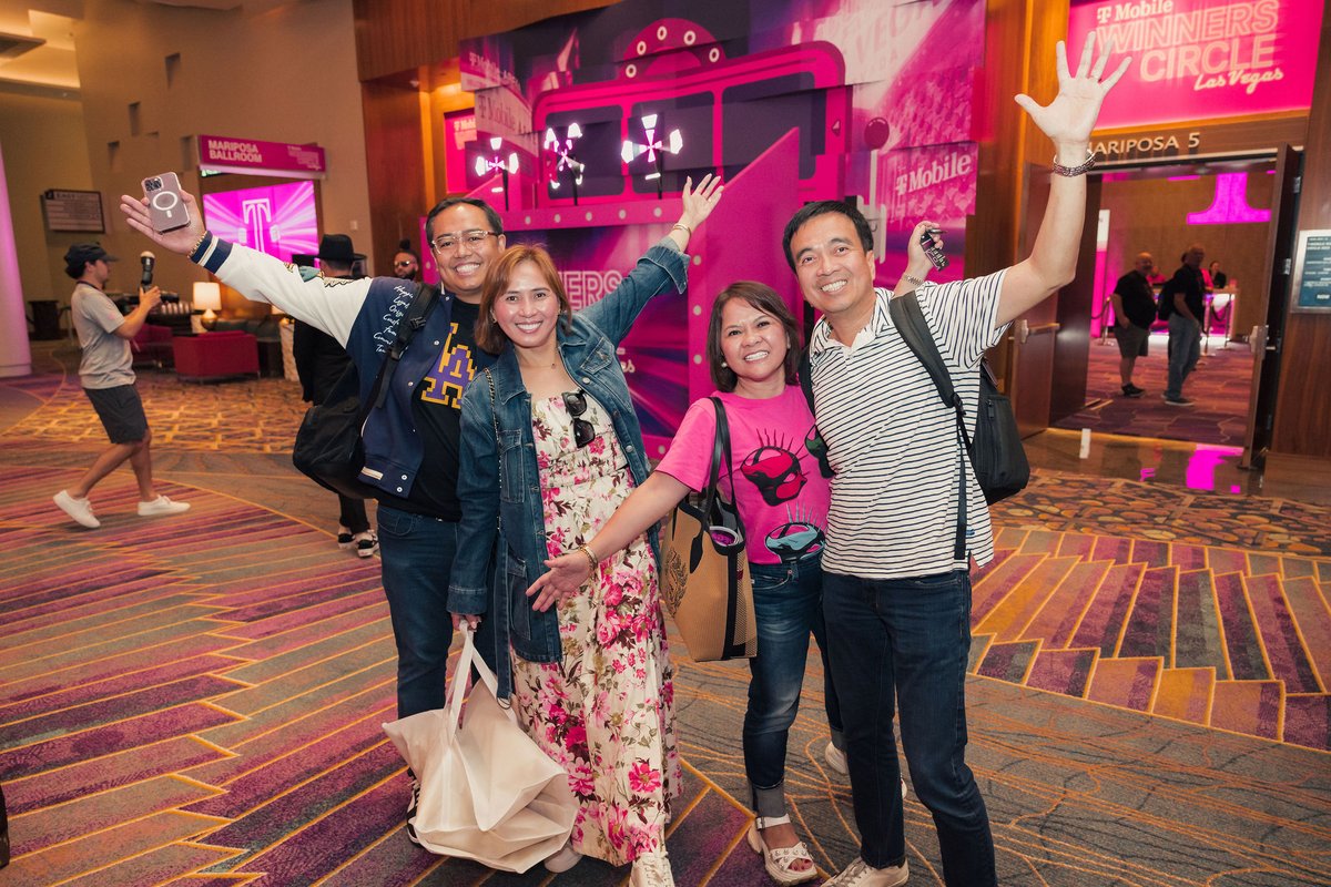 This week, we're rolling out the Magenta carpet for a Vegas party! 🎰🕺We're celebrating the newest members of T-Mobile's Winners Circle, whose CUSTOMER LOVE shines through in their daily interactions AND their impressive metrics! #WeWontStop #BestOfTheBest